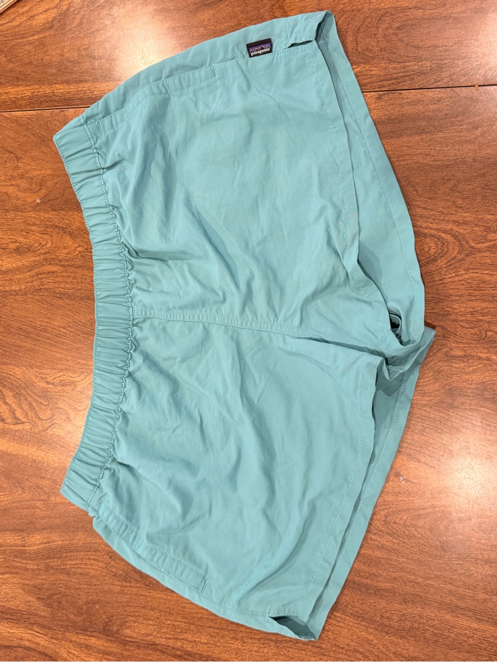 Patagonia Teal Athletic Running Shorts